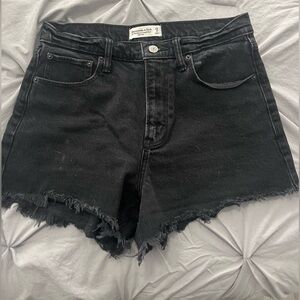 Abercrombie 90s Relaxed Cutoff Shorts High Rise 29/8